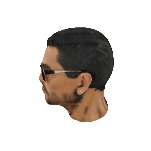 Edited person with sunglasses